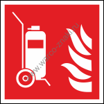  / Wheeled fire extinguisher