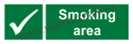 Smoking area.   