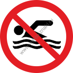   / No swimming