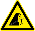 W053 !   / Warning! Unstable cliff