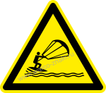 !  / Warning! Kite surfing