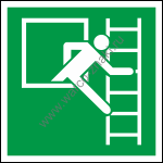 Аварийное окно со спасательной лестницей / Emergency window with escape ladder (right)