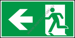 Эвакуационный выход слева прямоуг. / Emergency exit (left)