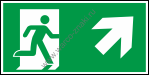 Эвакуационный выход справа вверх/ Emergency exit (right)