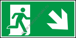 Эвакуационный выход справа вниз/ Emergency exit (right)