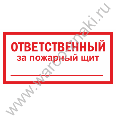 Опись пожарный щит образец