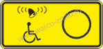 Пиктограмма санузла для вызова персонала помощи инвалидам