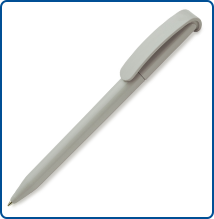 Ручка пластиковая шариковая, цвет светло серый