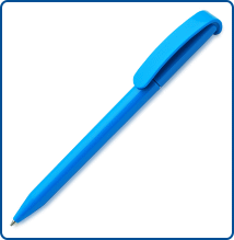 Ручка пластиковая шариковая, цвет голубой
