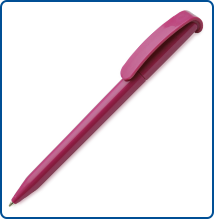 Ручка пластиковая шариковая, цвет темно сиреневый