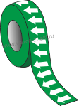 Маркировочная лента для воды со стрелками, цвет зеленый