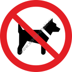 С собаками запрещено / No dogs