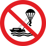 P066   / No parasailing