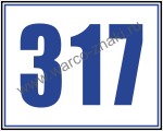 TRAN13-1 Рисунок Ж.4 - Опознавательный километровый знак (для чтения при вертолетном патрулировании)