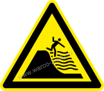 Осторожно! Резкое заглубление / Warning! Deep shelving beach